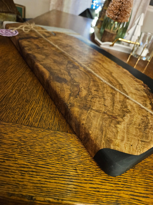 Live Edge Epoxy Charcuterie Boards